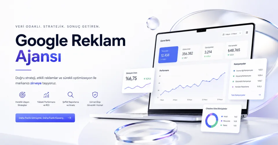 Google Reklam Ajansı: ROI Odaklı Kampanyalar ve Profesyonel Hizmetler